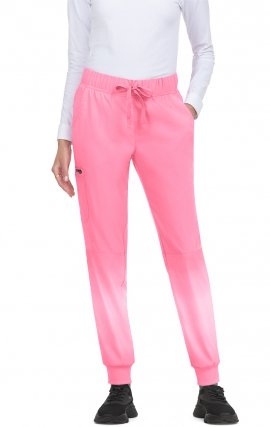 758 koi Lite Pantalon Jogger Imprimé en Dégradé de 5 Poches - Peony Pink Ombre