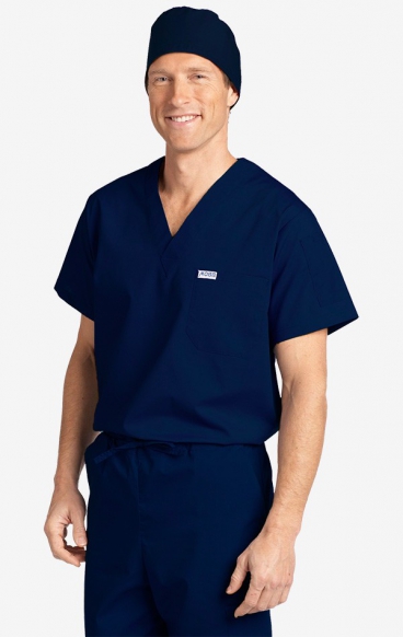 *FINAL SALE M 606T MOBB Unisex V-Neck Chest Pocket Scrub Top *FINAL SALE M 606T MOBB Unisex V-Neck Chest Pocket Scrub Top