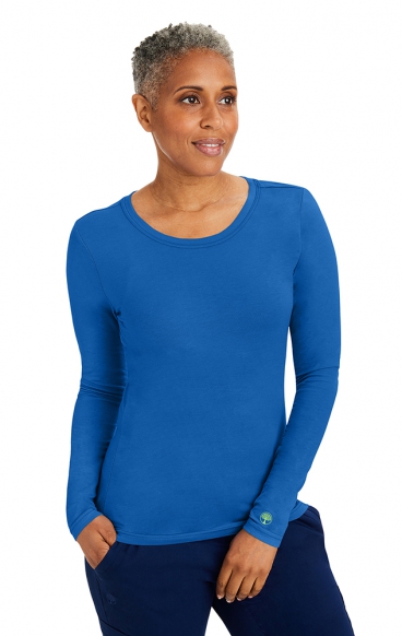 5047 Healing Hands Purple Label Melissa Long Sleeve Scrub Tee