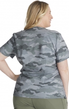DK853 Dickies EDS Signature Fitted Print Top - Ditsy Bloom Camo