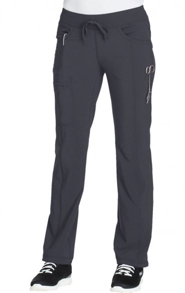 *FINAL SALE S 1123AP Petite Straight Leg Drawstring Pant - Cherokee Infinity - Antimicrobial