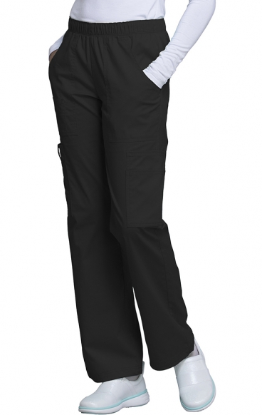 *FINAL SALE S 4005 Workwear Core Stretch Straight Leg Pant with Elastic Waist by Cherokee