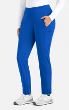 60301 Focus Flat Front Tapered Leg Knit Pant by Maevn