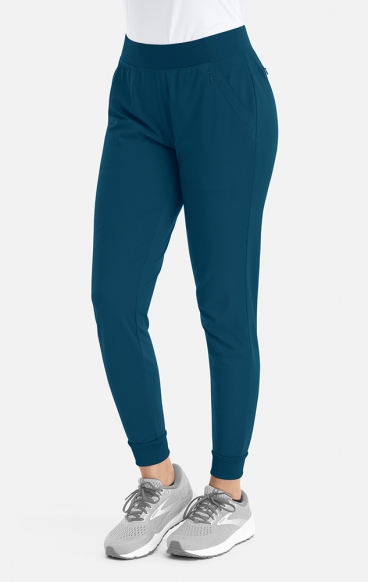 60302P Petite Focus Pantalon Jogger à Jambe Mince et Taille Élastique par Maevn