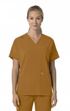 C13110 Carhartt Force Cross-Flex Haut à Coupe Carrée Moderne pour Femmes