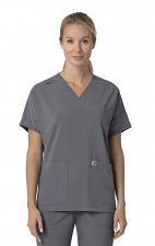 C13110 Carhartt Force Cross-Flex Haut à Coupe Carrée Moderne pour Femmes
