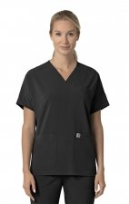 C13110 Carhartt Force Cross-Flex Haut à Coupe Carrée Moderne pour Femmes