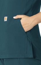 C12213 Carhartt Force Tunique Modern a Col Cranté pour Femmes