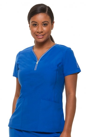 *VENTE FINALE ROYAL 2254 Healing Hands HH360 Sonia - Haut d'uniforme avec fermeture éclaire au cou