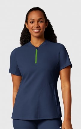 6422 WonderWink Thrive Women's Quarter-Zip Top 