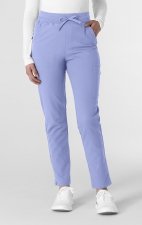 5222P Petite WonderWink Thrive Women's Cargo Straight Slim Leg Pant