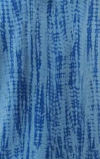 6167 Wink Haut Moderne Surdimensionné Imprimer pour Femmes - Shibori Navy