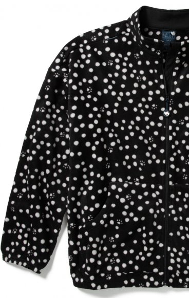 Z81019 Zoe+Chloe Boxy Fit Printed Fleece Jacket - I See Spot Z81019 Zoe+Chloe Boxy Fit Printed Fleece Jacket - I See Spot