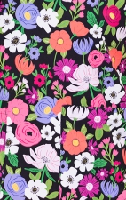 8564 Med Couture V-Neck Vicky Print Scrub Top - Jardin Floral