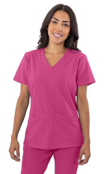 *FINAL SALE XXS 1201 4Flex 2 Pocket V-Neck Scrub Top by Greentown *FINAL SALE XXS 1201 4Flex 2 Pocket V-Neck Scrub Top by Greentown