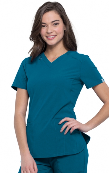 *FINAL SALE XXS CK865A V-Neck Top - Cherokee Infinity - Antimicrobial *FINAL SALE XXS CK865A V-Neck Top - Cherokee Infinity - Antimicrobial