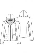 20310 Break on Through Warm Up Jacket with Removable Hood by HeartSoul