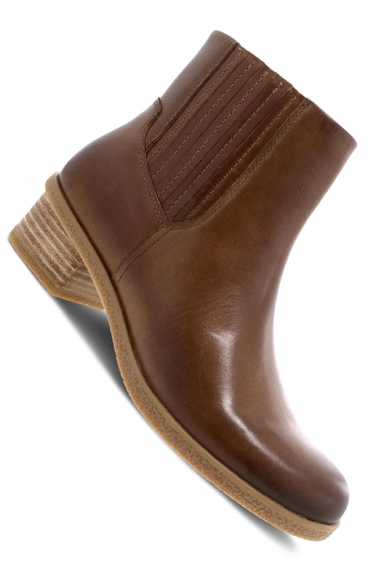 Botte Imperméable Daisie 'Tan Waterproof Burnished' pour Femmes par Dansko 