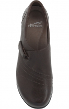 Franny Chocolate Burnished Calf Loafer for Women by Dansko