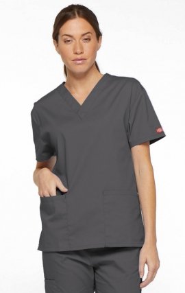 86706 Dickies EDS Signature Haut à Col en V avec 2 Poches