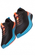 Infinite Black/Neon Glow Women's Lightweight Slip Resistant Sneaker from Infinity Footwear by Cherokee
