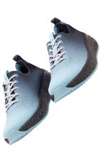 Everon Knit Steel Blue/Black Speckle Lightweight Slip-Resistant Women's Sneaker from Infinity Footwear by Cherokee