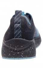 Everon Knit Steel Blue/Black Speckle Lightweight Slip-Resistant Women's Sneaker from Infinity Footwear by Cherokee