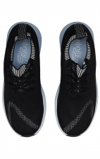 Bolt Pixelated Black Breathable Slip-Resistant Women's Sneaker from Infinity Footwear by Cherokee