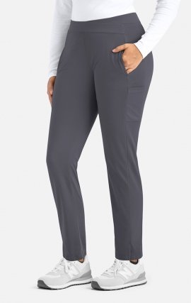 60301 Focus Flat Front Tapered Leg Knit Pant by Maevn