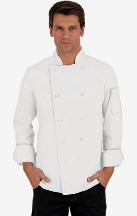 CC250 Voir des hommes - CC250 Classique chef Coat - White