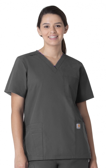 *VENTE FINALE M C15013 Carhartt Force Haut Unisexe Ajustement Moderne à Col en V *VENTE FINALE M C15013 Carhartt Force Haut Unisexe Ajustement Moderne à Col en V