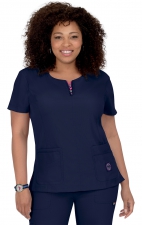 317 Koi Lite™ Scrubs Serenity Double Zipper Top