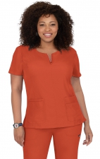 317 Koi Lite™ Scrubs Serenity Double Zipper Top