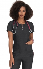 317 Koi Lite™ Scrubs Serenity Double Zipper Top