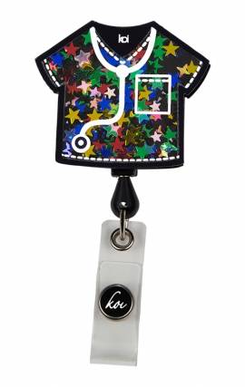 A157 tokidoki by koi Retractable Glow in the Dark Shaker Badge Reel -  tokidoki Skull 