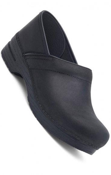 *VENTE FINALE Sabot Professional Black Oiled Leather par Dansko (Vue des Femmes)