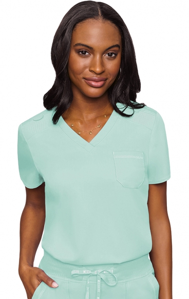 *FINAL SALE XS 7448 Med Couture Touch Chest Pocket Top