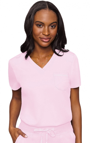 *FINAL SALE XS 7448 Med Couture Touch Chest Pocket Top