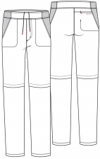IN202A GNR8 Pantalon pour Hommes avec Jambes Amovible par Infinity