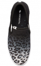 Chase TX Black/Cheetah Fade Classic Canvas Slip On Water Resistant Anti Slip Sneaker 