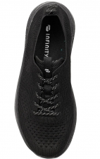Everon Knit Black/Reflective Sneaker Légère en Tricot pour Femmes Antidérapante de Infinity Footwear par Cherokee