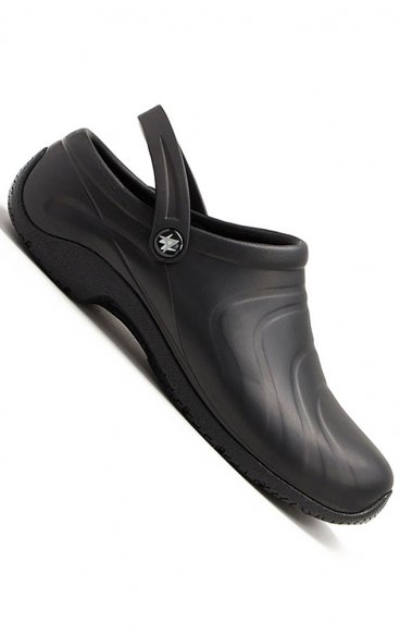 *FINAL SALE Zone Black Wide Unisex Anti-Slip Step In EVA Clog by Anywear Footwear