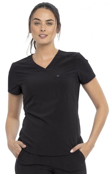 *FINAL SALE XS CKA690 Allura V-Neck Tuckable Top by Cherokee *FINAL SALE XS CKA690 Allura V-Neck Tuckable Top by Cherokee