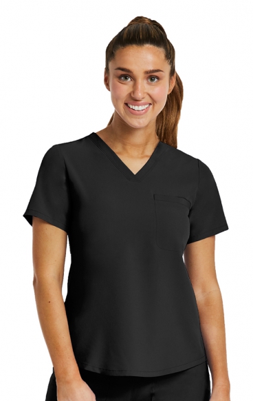 *FINAL SALE S 4530 Matrix Impulse Women's V-Neck Tuck In Top by Maevn