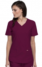 CK840 V-Neck Top in Black - Cherokee Form