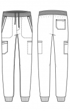 WW251 Workwear Revolution Pantalon Cargo à Jambe Jogger pour Hommes par Cherokee