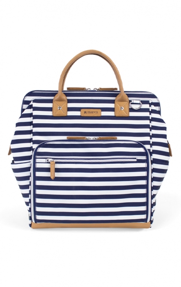 NB003 ReadyGo Clinical Backpack by Maevn - Navy Stripe