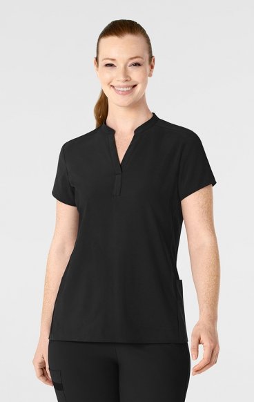 6734 RENEW Women's Mandarin Collar Scrub Top by WINK 6734 RENEW Women's Mandarin Collar Scrub Top by WINK