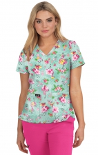 384PR koi Basics Leslie Top - Summer Flamingo