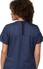 8728 - EON Active - Back Mesh Panel Short Sleeve Zip Front Jacket